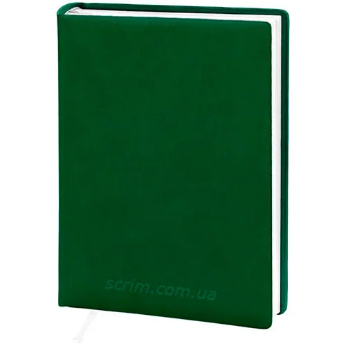 Недорогие ежедневники Vivella зеленые с логотипом