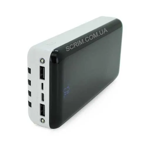 повербанк 30000mAh білий