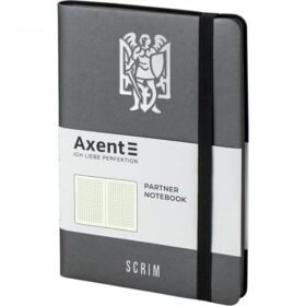 Необычные блокноты Partner Soft серые с лого Необычные блокноты Partner Soft в обложке серого цвета с тиснением серебряной фольгой